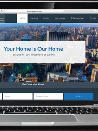 Topaz Properties Website Development