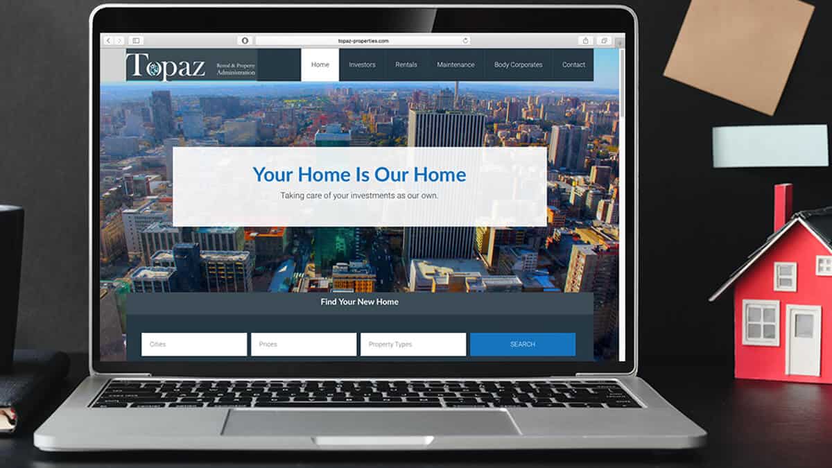 Topaz Properties Website Development